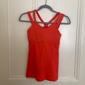 Lululemon tank top with built in bra. Size 4.